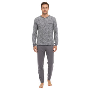 Pánské pyžamo Gianvaglia vícebarevné (2501/grey) 3XL