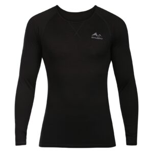 Pánské termo tričko HUSKY MEROW merino černé (HT0-0808) 3XL