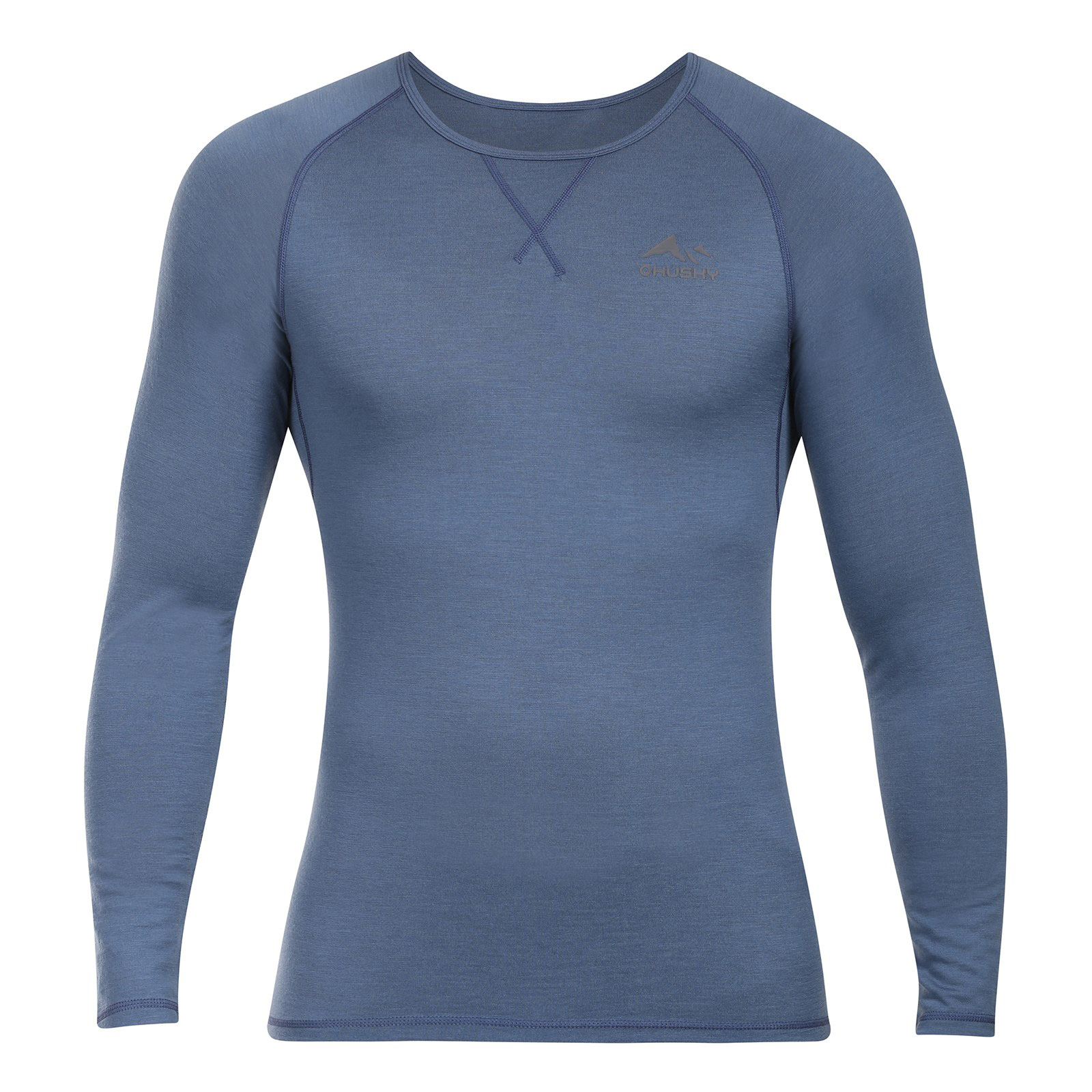 Pánské termo tričko HUSKY MEROW merino modré (HT0-0806) 3XL