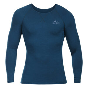 Pánské termo tričko HUSKY MERTEE merino modré (HT0-0978) 3XL