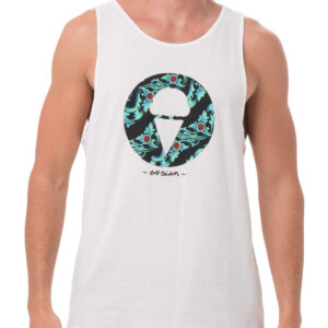 Pánské tílko 69SLAM GREEN ICE WHITE (MSNNIC-WH) M