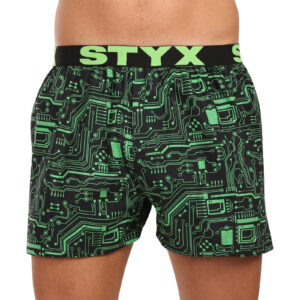 Pánské trenky Styx art sportovní guma tišťák (B1953) XL