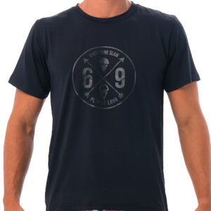 Pánské tričko 69SLAM CROSS BLACK UPF +30 (MTZOSS-BK) L
