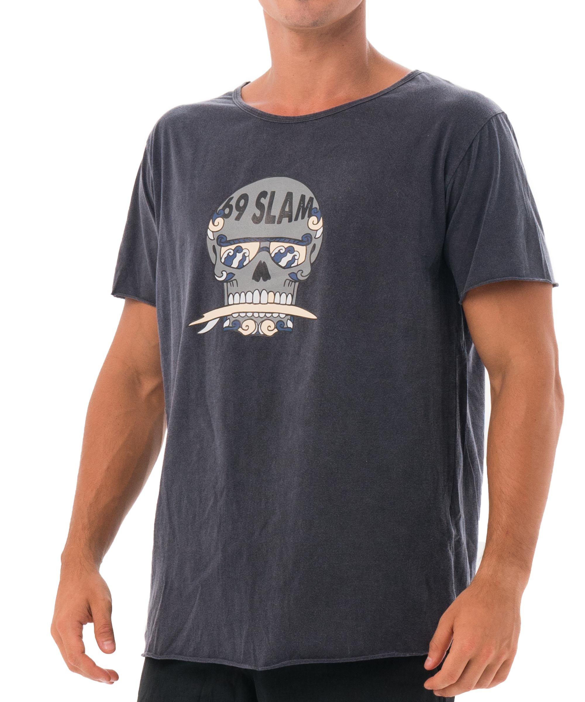 Pánské tričko 69SLAM DEER LINES BLACK MELANGE (MTGEER-BC) M - Obrázek 2