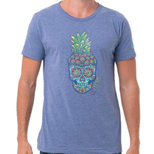 Pánské tričko 69SLAM PINE SKULL BLUE (MTGPLL-BN) XL