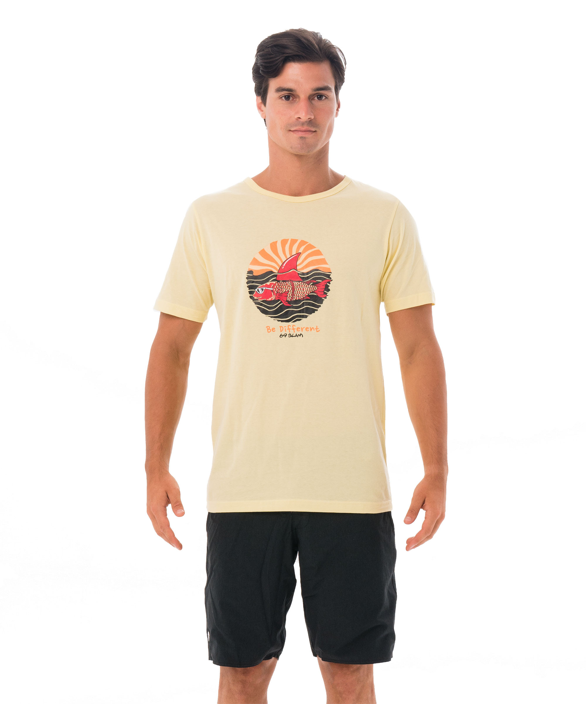 Pánské tričko 69SLAM SHARK CRUISE YELLOW (MTGHRI-LM) XL - Obrázek 2