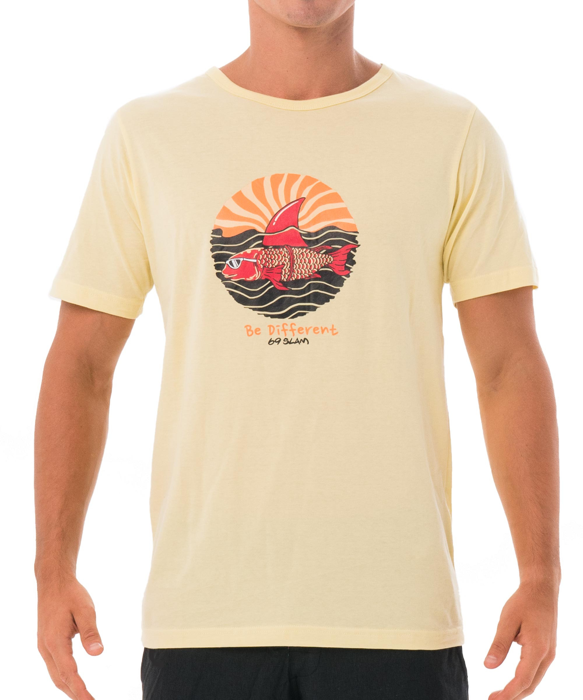Pánské tričko 69SLAM SHARK CRUISE YELLOW (MTGHRI-LM) XL