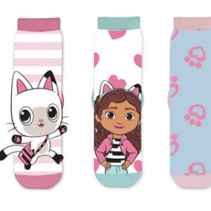 3PACK dětské ponožky Gabby's Dollhouse vícebarevné (41284/pink) 31/34