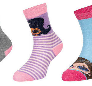 3PACK dětské ponožky LOL vícebarevné (38766/grey) 27/30