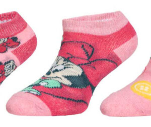 3PACK dětské ponožky Minnie vícebarevné (38614/pink) 23/26