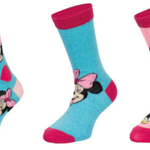 3PACK dětské ponožky Minnie vícebarevné (39717/blue) 31/34