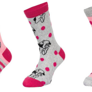 3PACK dětské ponožky Minnie vícebarevné (39717/pink) 23/26