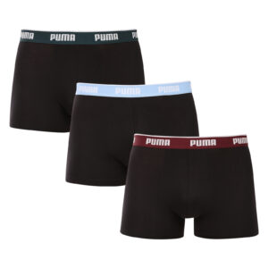 3PACK pánské boxerky Puma černé (701234187 007) M