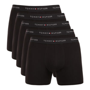 5PACK pánské boxerky Tommy Hilfiger černé (UM0UM03751 0SE) XL