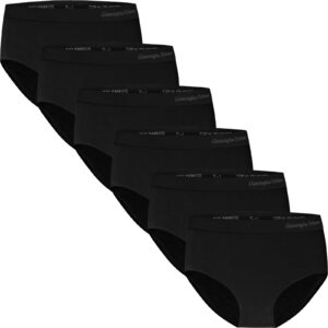 6PACK dámské kalhotky Gianvaglia bezešvé černé (3008) XL/3XL