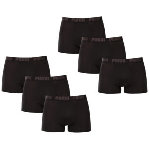 6PACK pánské boxerky Puma černé (701227792 001) XXL