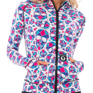 Dámská mikina 69SLAM SKULLMOND WHITE (GRHSDW-PO) XL