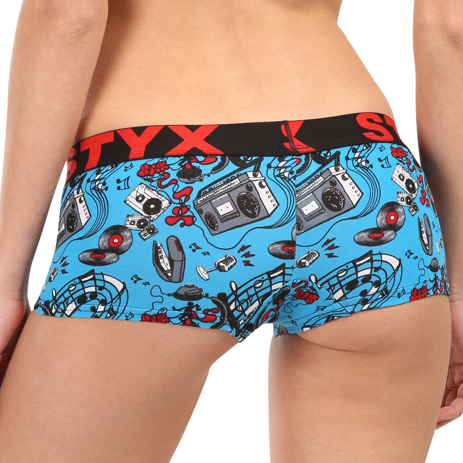 Dámské kalhotky Styx art s nohavičkou hudba (IN1558) L - Obrázek 2