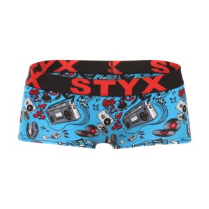 Dámské kalhotky Styx art s nohavičkou hudba (IN1558) L