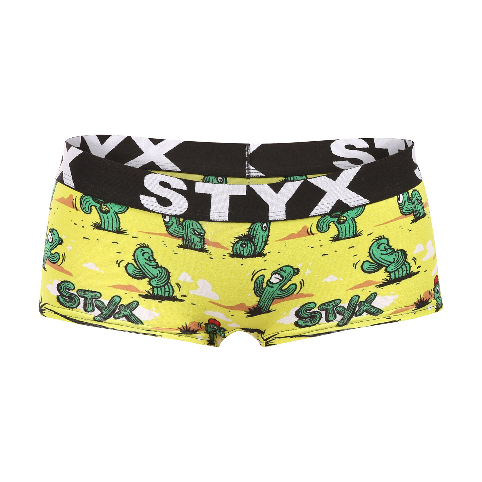 Dámské kalhotky Styx art s nohavičkou kaktusy (IN1351) L