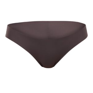 Dámské kalhotky brazilky Syvela bezešvé šedé (2018-antracit) L
