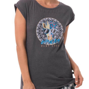 Dámské tričko 69SLAM MR. GG BLACK MELANGE ELISA (GTKMGG-BC) XL