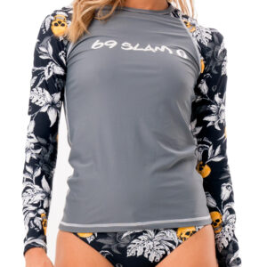 Dámské tričko 69SLAM WILD GARDEN (GRLWGN-GY) XS