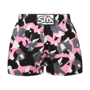 Dětské trenky Styx art klasická guma maskáč hranatý (J1950) 4-5 let