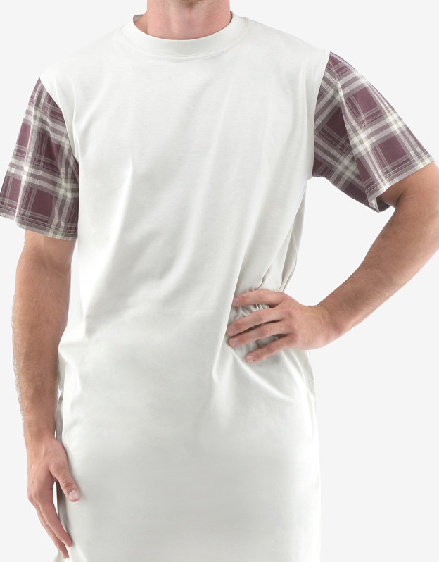 Pánská noční košile Gino vícebarevná (79146-LxGDCF) L - Obrázek 2