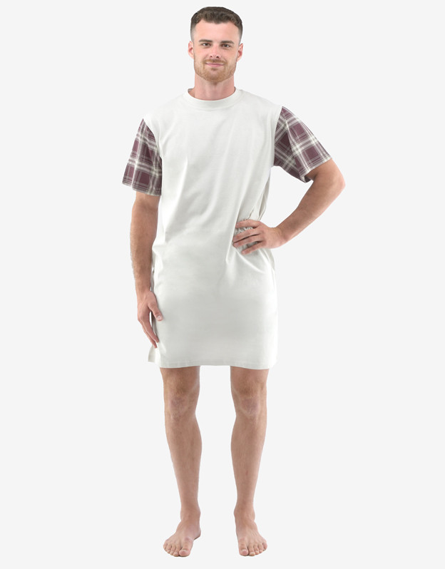 Pánská noční košile Gino vícebarevná (79146-LxGDCF) L