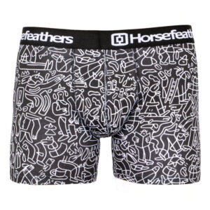 Pánské boxerky Horsefeathers Sidney doodle (AM070C) M