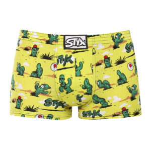 Pánské boxerky Styx art klasická guma kaktusy (Q1351) S