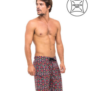 Pánské plavky 69SLAM FLOWER SKULL (SSNFKS-PM) 28