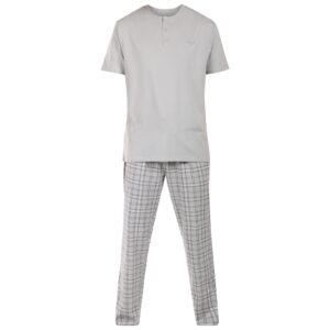 Pánské pyžamo Nedeto modalové vícebarevné (1NADV3) 5XL