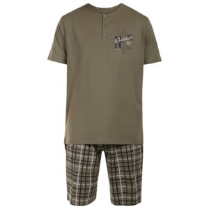 Pánské pyžamo Nedeto vícebarevné (1NAKV5) 5XL