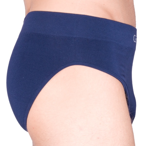 Pánské slipy Gino bambusové modré (50003) XL - Obrázek 2