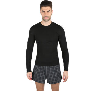 Pánské termo tričko VoXX merino černé (IN 01) XXL