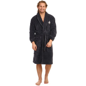 Pánský župan L&L tmavě šedý (2114) L