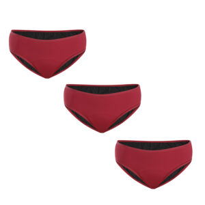3PACK Menstruačn kalhotky Meracus Timeless Burgundy Plus (MEMS106) XS