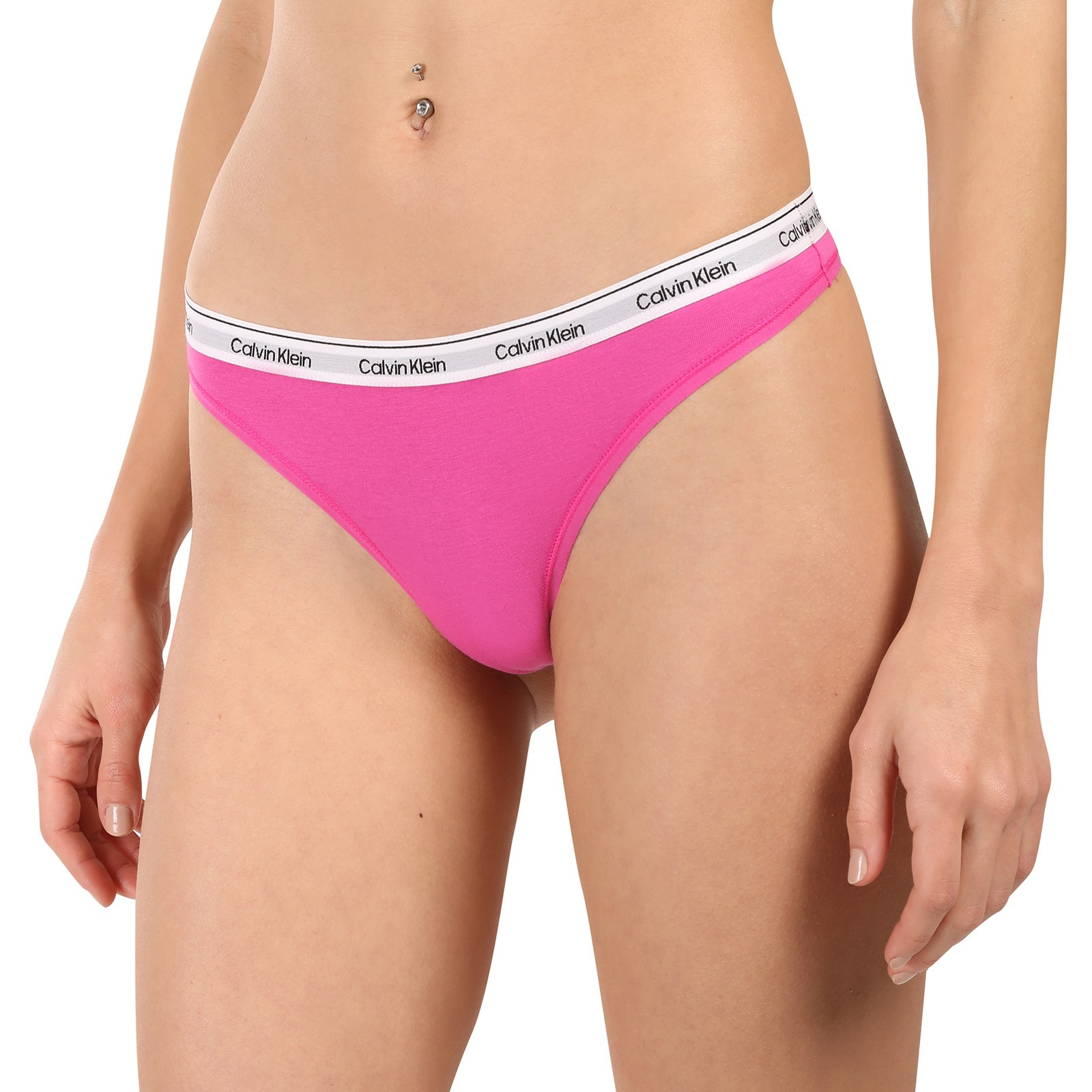 3PACK dámská tanga Calvin Klein vícebarevná (QD5209-FQN) XS - Obrázek 2