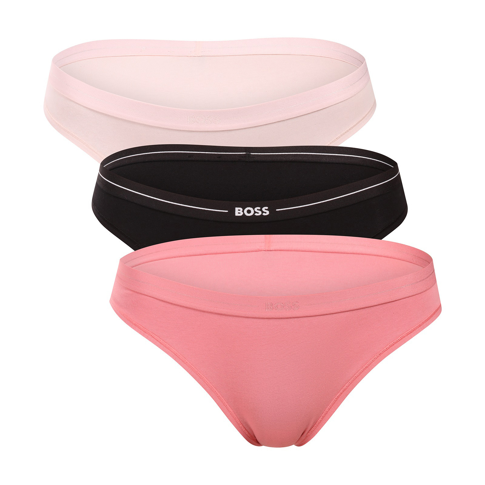 3PACK dámské kalhotky BOSS vícebarevné (50510016 968) 3XL