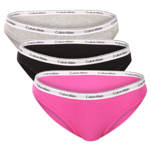 3PACK dámské kalhotky Calvin Klein vícebarevné (QD5207-FQN) XL