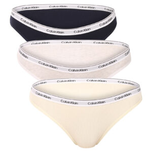 3PACK dámské kalhotky Calvin Klein vícebarevné (QD5207-TC8) M