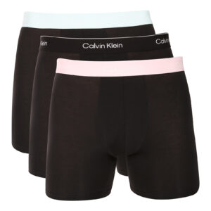 3PACK pánské boxerky Calvin Klein černé (NB4394-3ZG) 4XL
