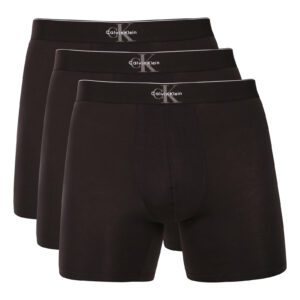 3PACK pánské boxerky Calvin Klein černé (NB4473-UB1) 4XL