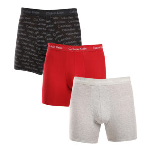 3PACK pánské boxerky Calvin Klein vícebarevné (NB3057A-QYP) M