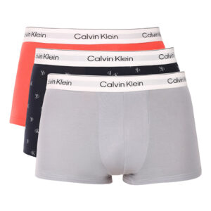 3PACK pánské boxerky Calvin Klein vícebarevné (NB4389-4UV) 4XL