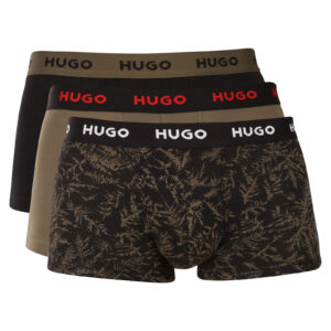 3PACK pánské boxerky HUGO vícebarevné (50532550 968) S