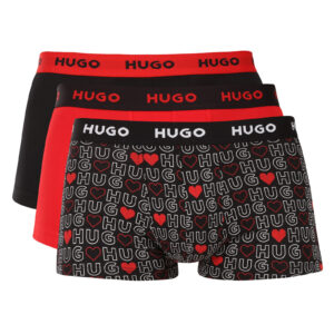 3PACK pánské boxerky HUGO vícebarevné (50532550 969) S
