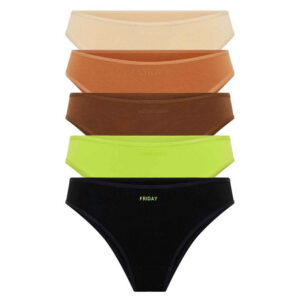 5PACK dámské kalhotky Modibodi Basic Brazilian (5DKMBB) 4XL